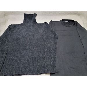 County Clothing Co Sweater Turtle Neck & Duofold Womens Size M Set